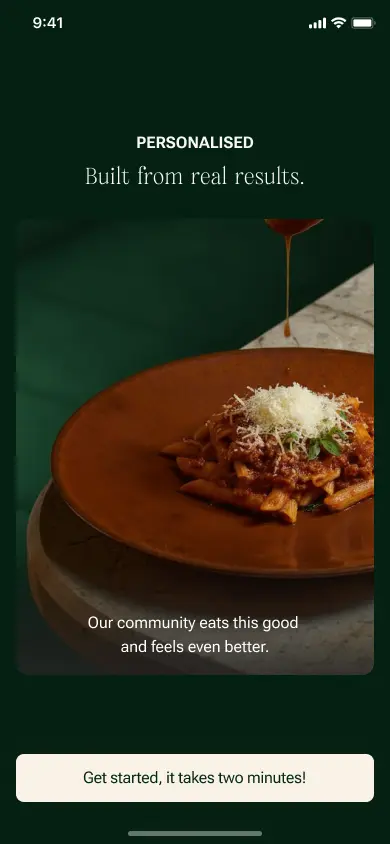 Recipe Hub screen 1